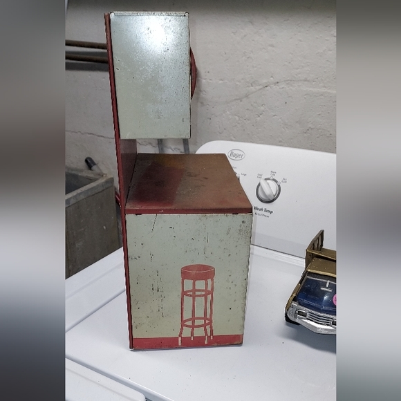 Old metal play stove kitchen - Picture 2 of 4